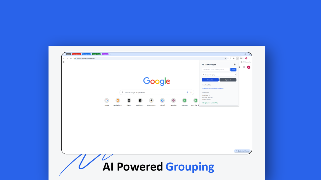 Ai Tabs Grouper screenshot 2